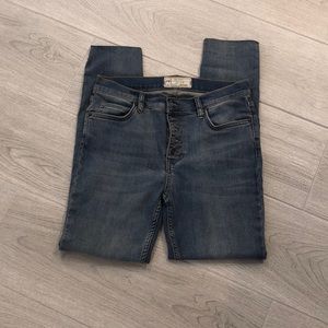 Free people button fly jeans 28